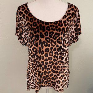 Animal Print Holly Hock by Lucky Brand Top